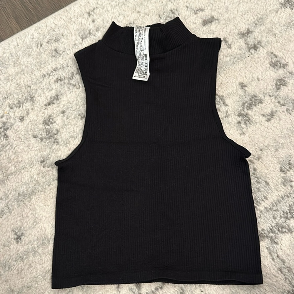 Zara seamless ribbed crop top size small